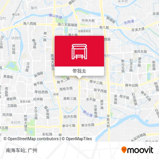 南海车站地图