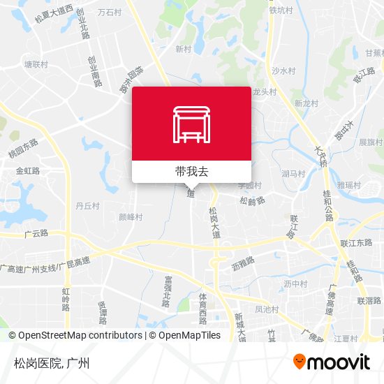 松岗医院地图