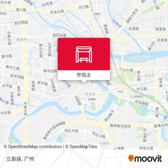 立新路地图