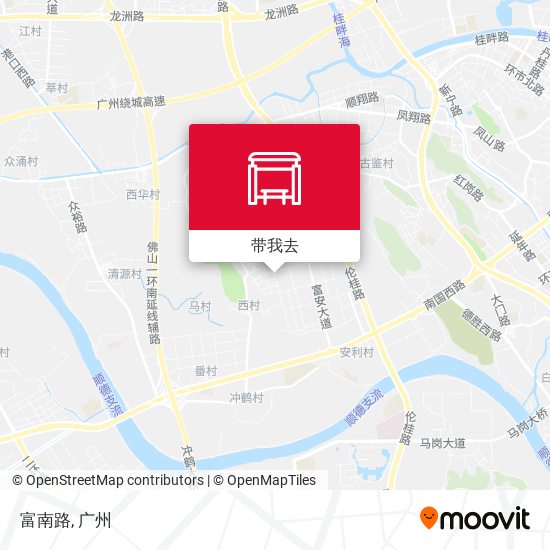 富南路地图