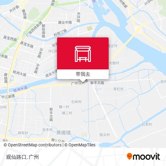 观仙路口地图