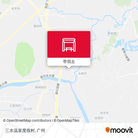三水温泉度假村地图