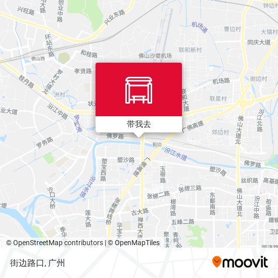 街边路口地图