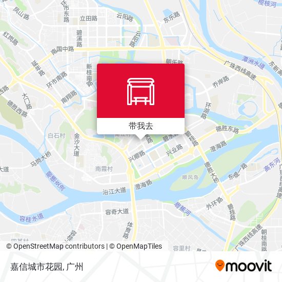 嘉信城市花园地图