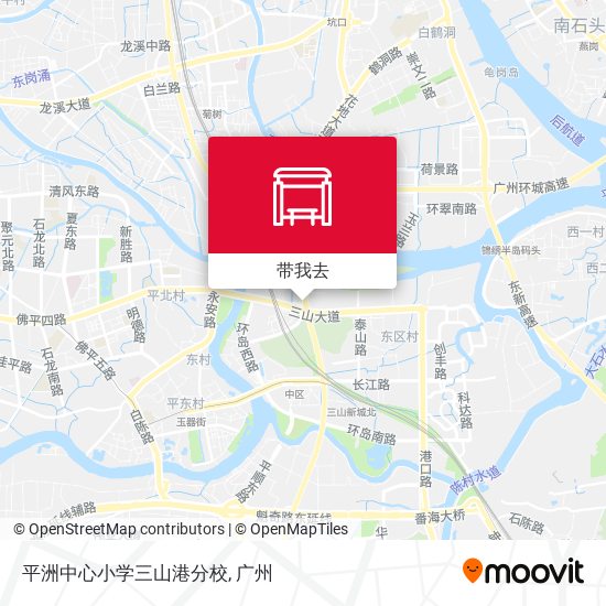 平洲中心小学三山港分校地图