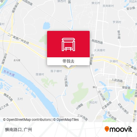狮南路口地图