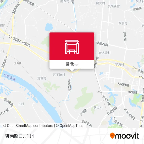 狮南路口地图