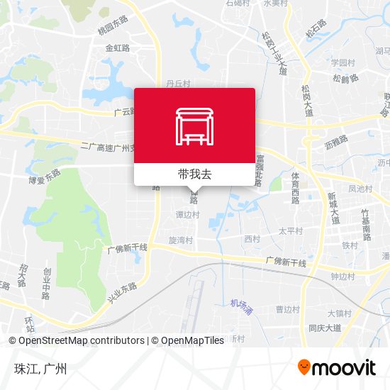 珠江地图