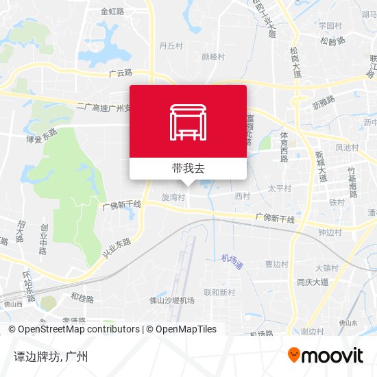 谭边牌坊地图