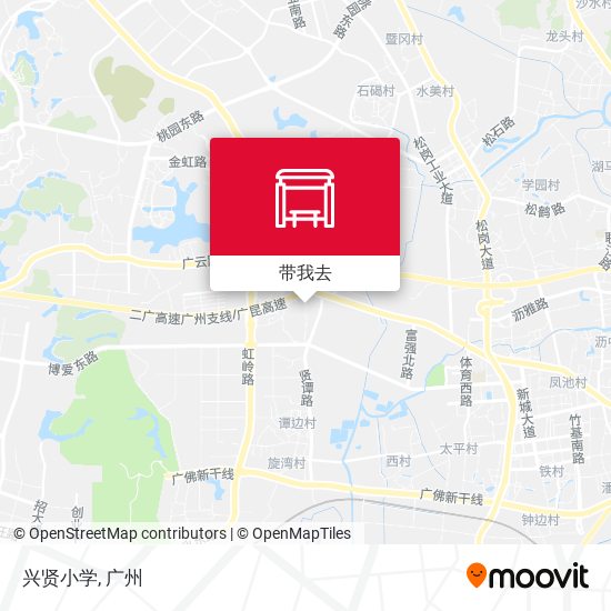 兴贤小学地图