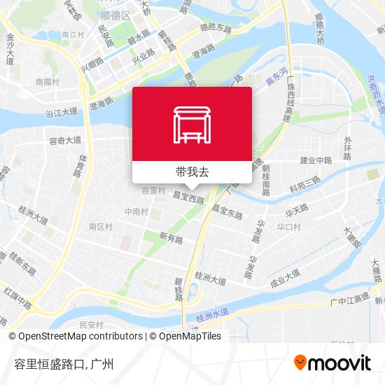 容里恒盛路口地图