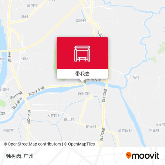 独树岗地图