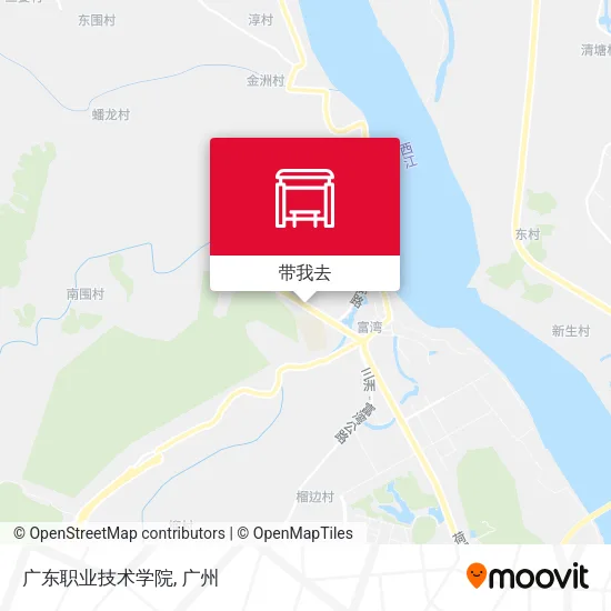 广东职业技术学院地图