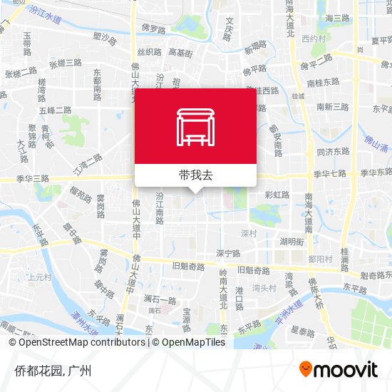 侨都花园地图