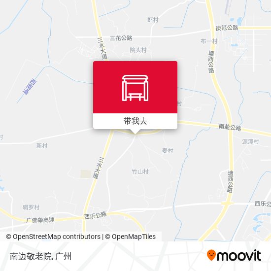 南边敬老院地图