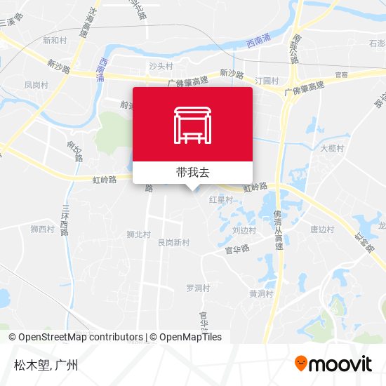 松木塱地图