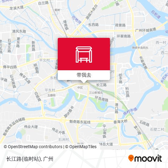 长江路(临时站)地图