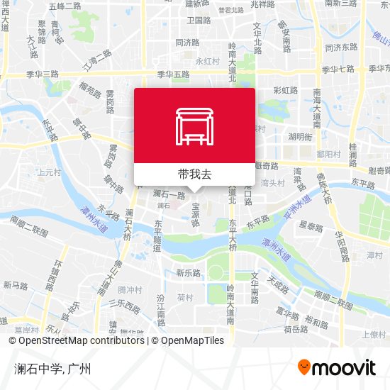 澜石中学地图