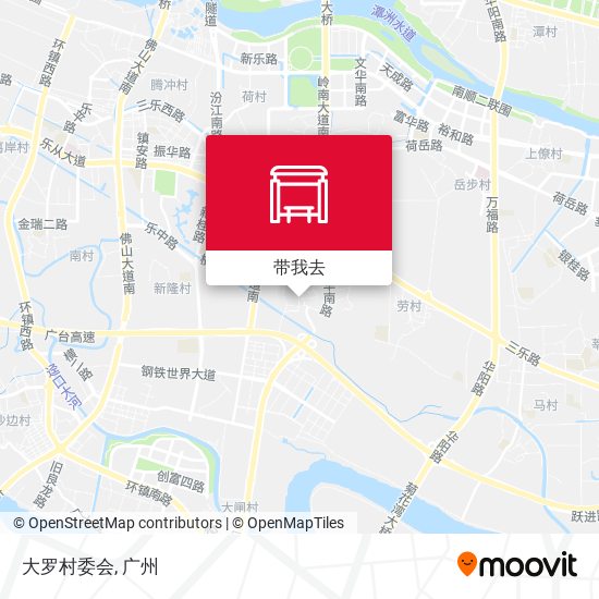 大罗村委会地图