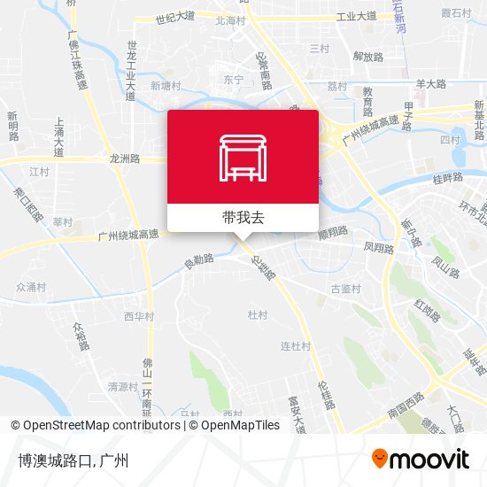 博澳城路口地图