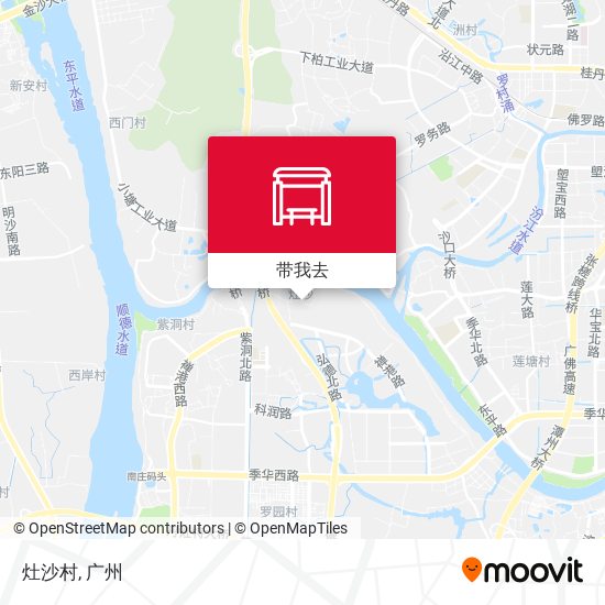 灶沙村地图