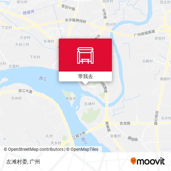 左滩村委地图