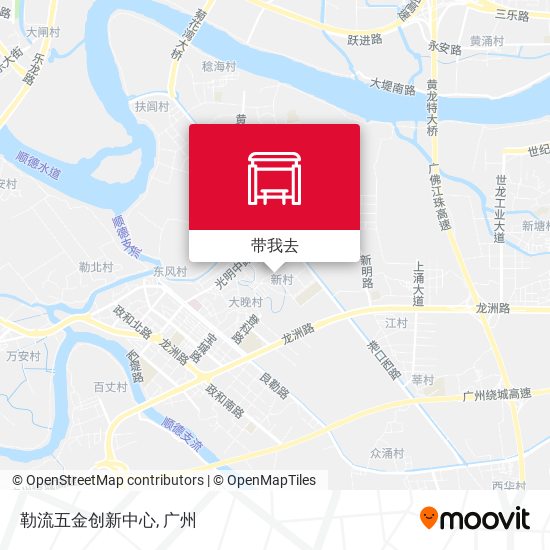勒流五金创新中心地图