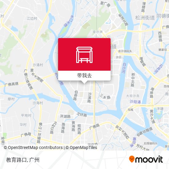 教育路口地图