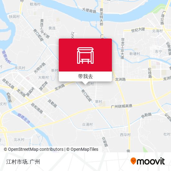 江村市场地图