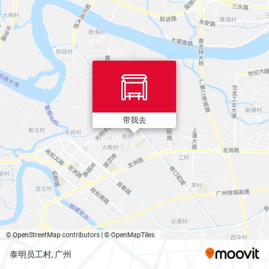 泰明员工村地图