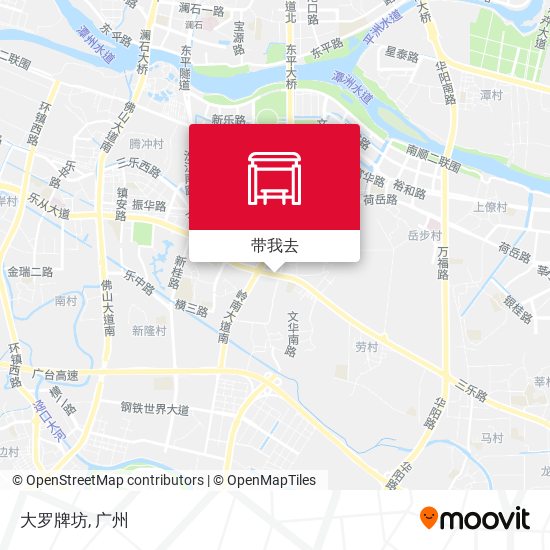 大罗牌坊地图