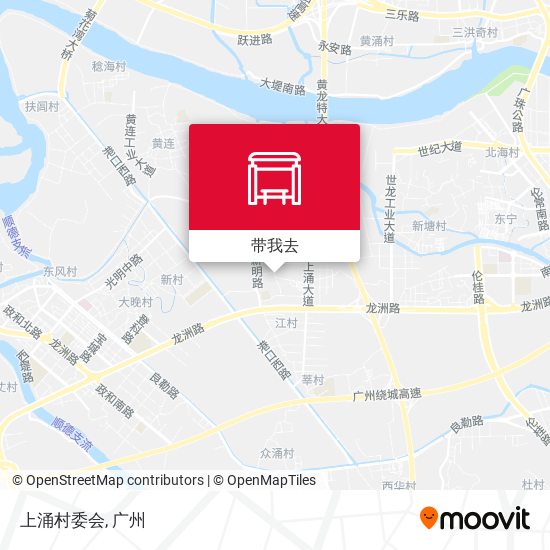 上涌村委会地图