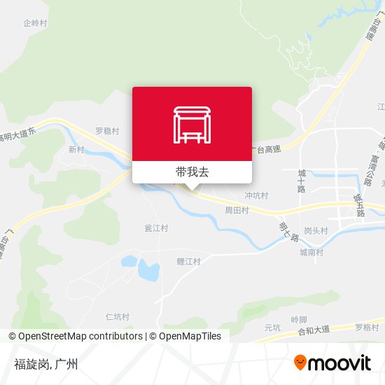 福旋岗地图