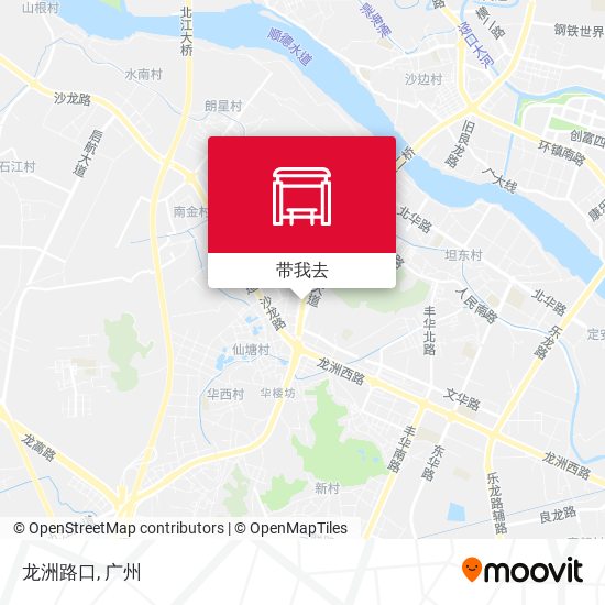 龙洲路口地图