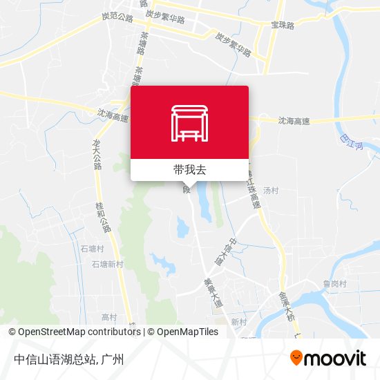 中信山语湖总站地图