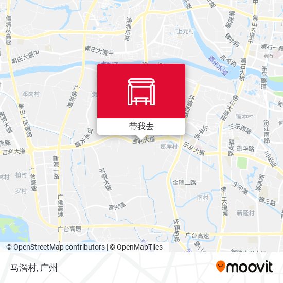 马滘村地图