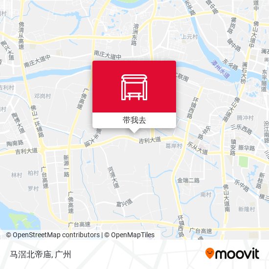 马滘北帝庙地图