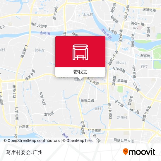 葛岸村委会地图