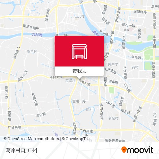 葛岸村口地图