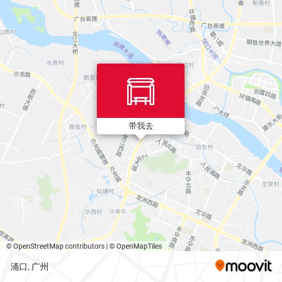 涌口地图