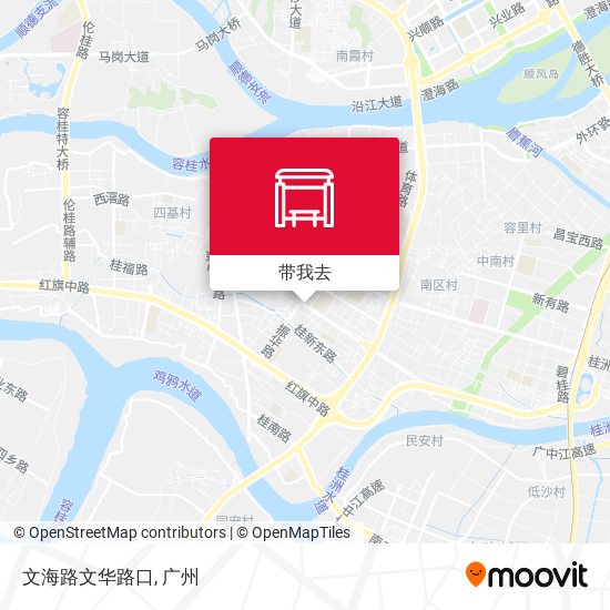 文海路文华路口地图