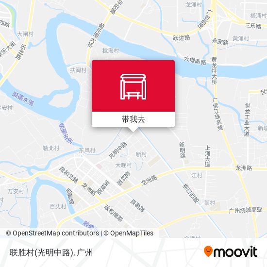 联胜村(光明中路)地图