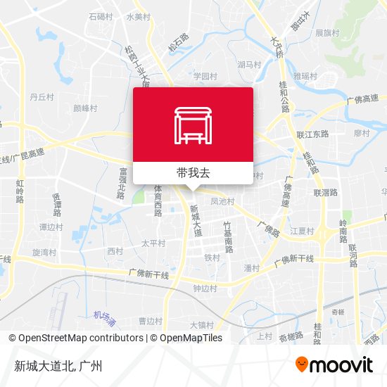 新城大道北地图