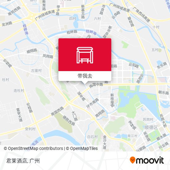 君莱酒店地图