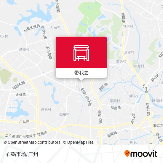 石碣市场地图
