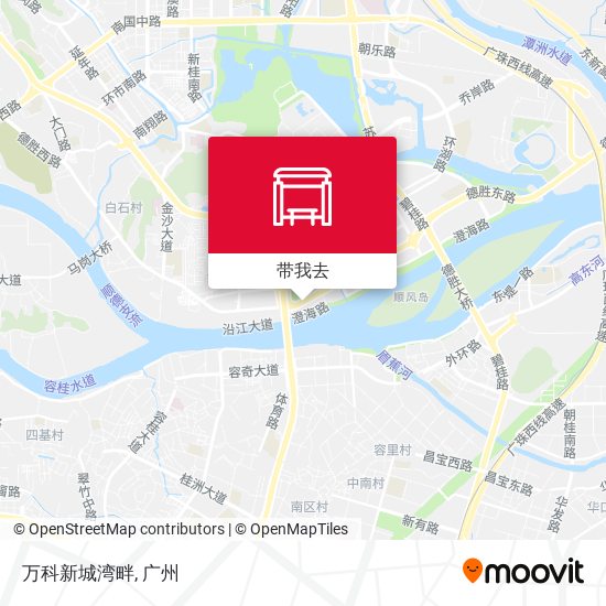 万科新城湾畔地图
