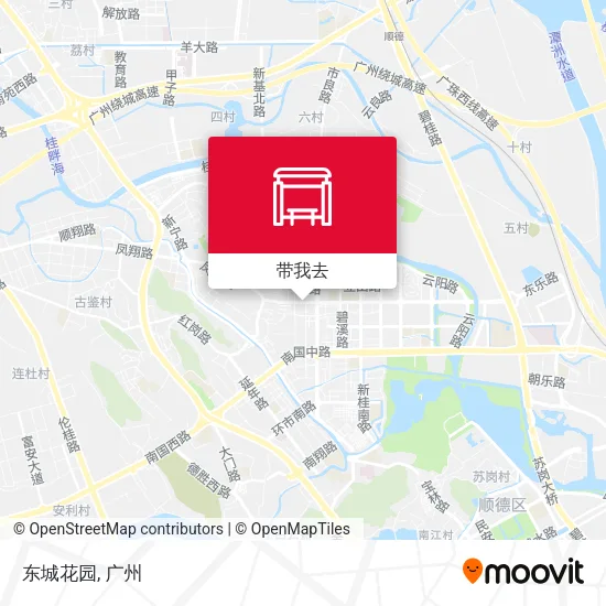 东城花园地图