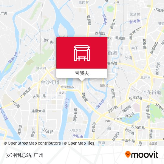 罗冲围总站地图