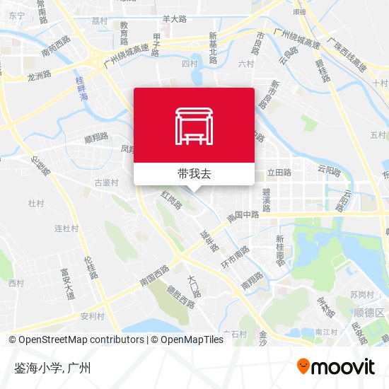 鉴海小学地图