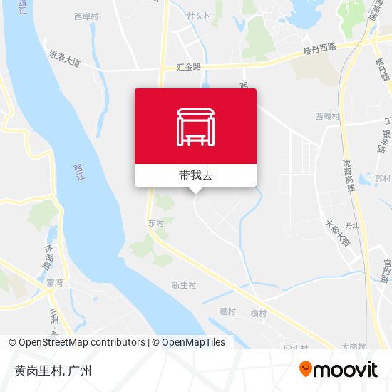 黄岗里村地图